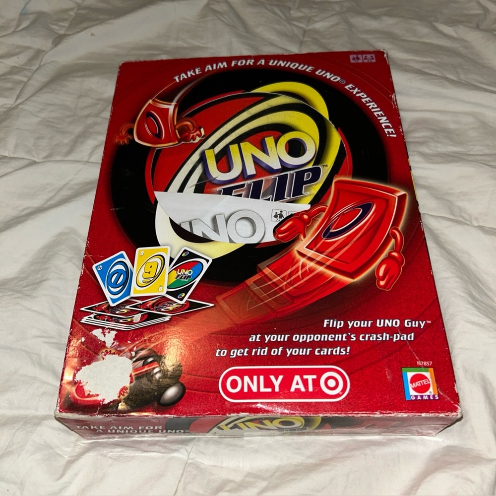 Uno Flip Unique Uno Experience By Mattel Games, 2009